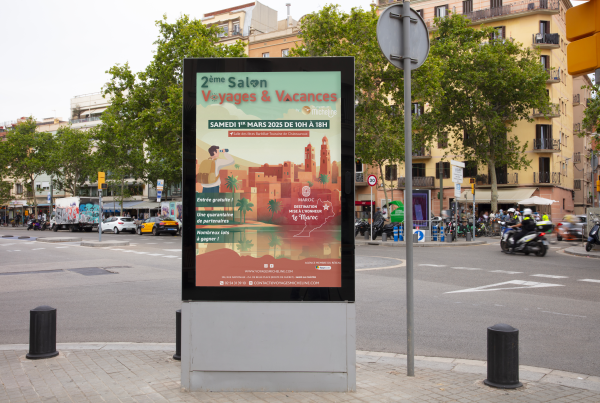 Affichage urbain dans le limousin