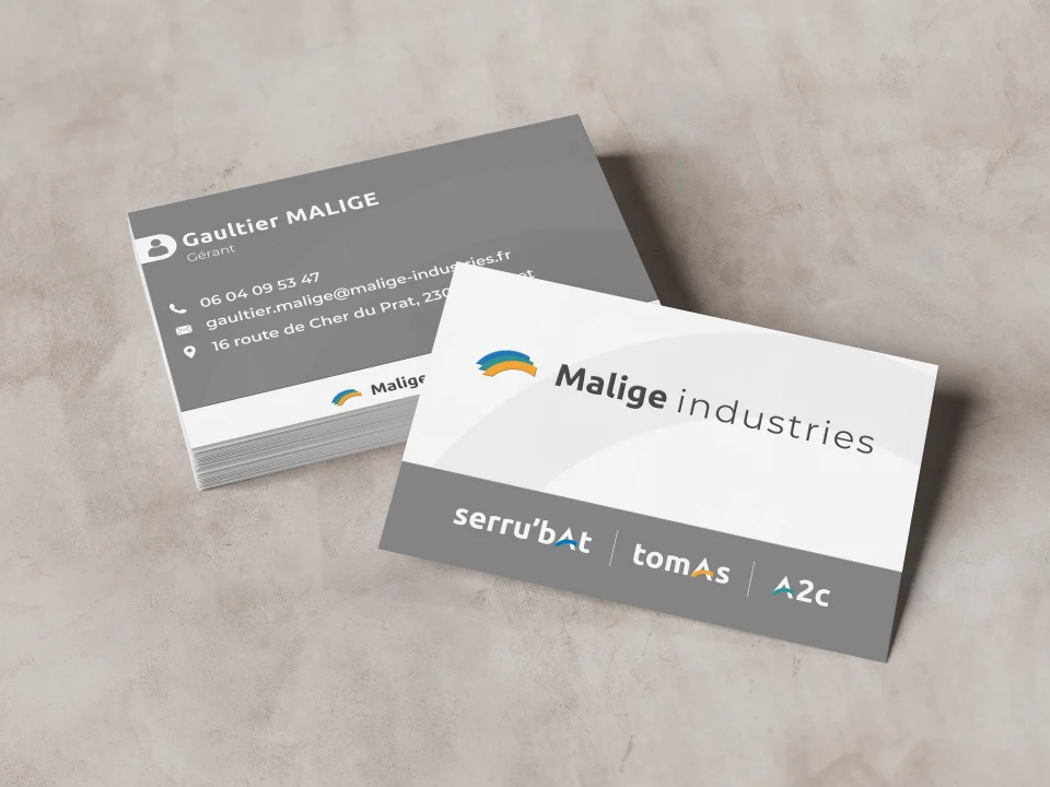 Carte de visite – Malige Industries