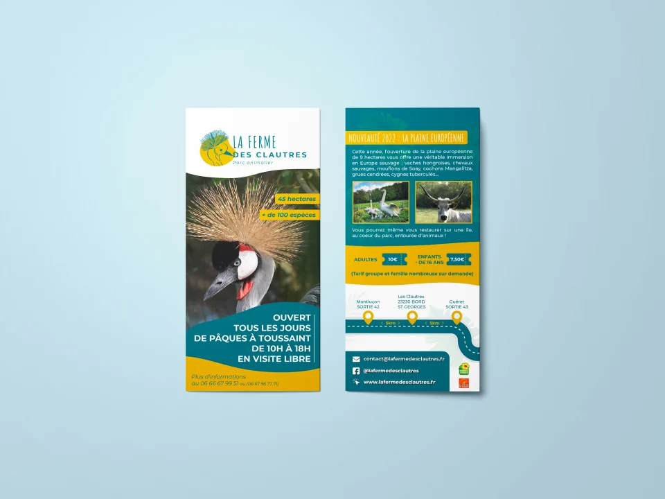 Flyer – La ferme des Clautres