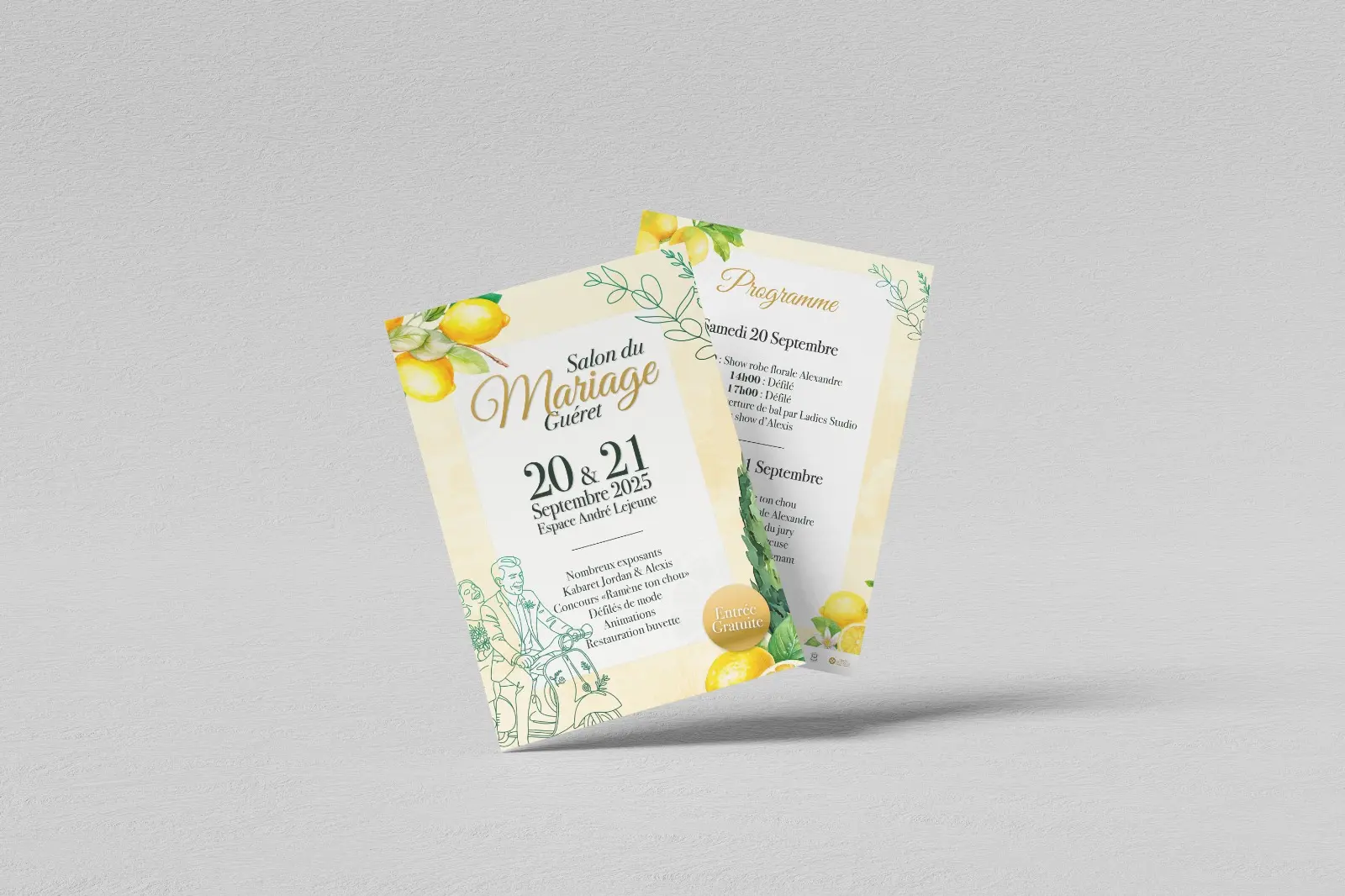 Flyers Salon du mariage Guéret 2025