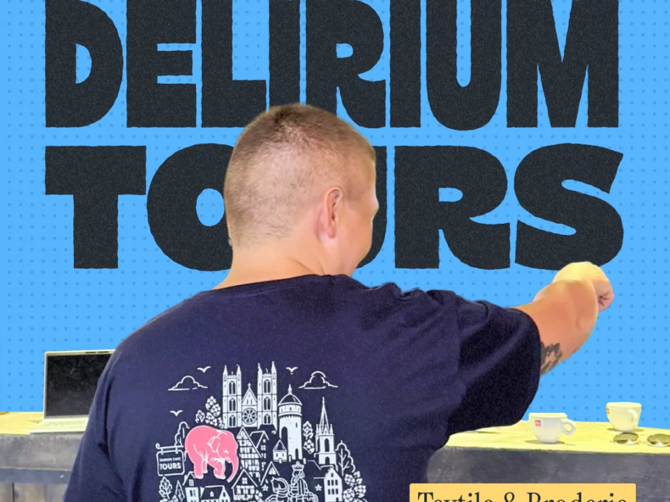 T-shirt Delirium Café Tours