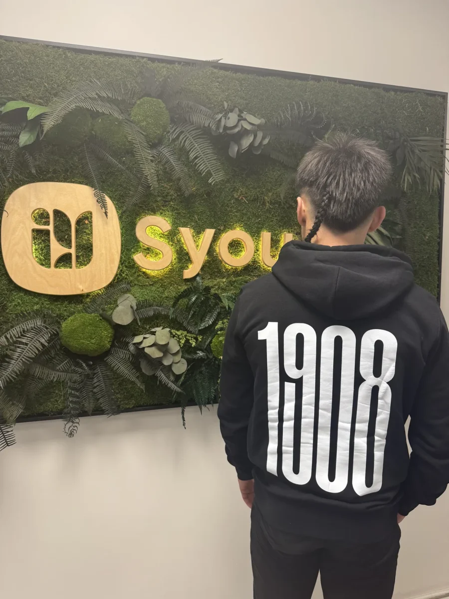Sweat RCGC 1908, marqué à l’atelier Syou de Guéret