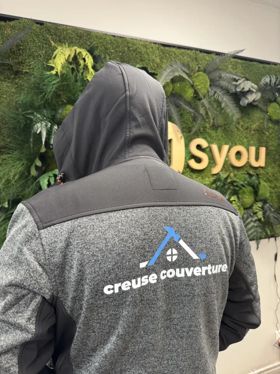 Sweat Creuse Couverture, marqué à l’atelier Syou de Guéret