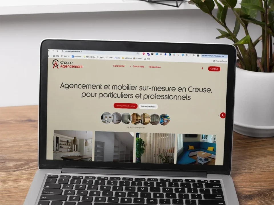 Site internet Creuse Agencement