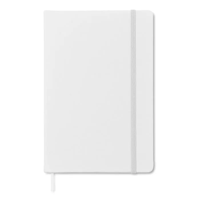 Carnet A5 ligné à couverture rigide, Blanc