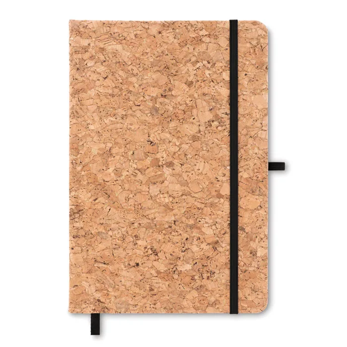 Carnet A5 à couverture en liège, Noir